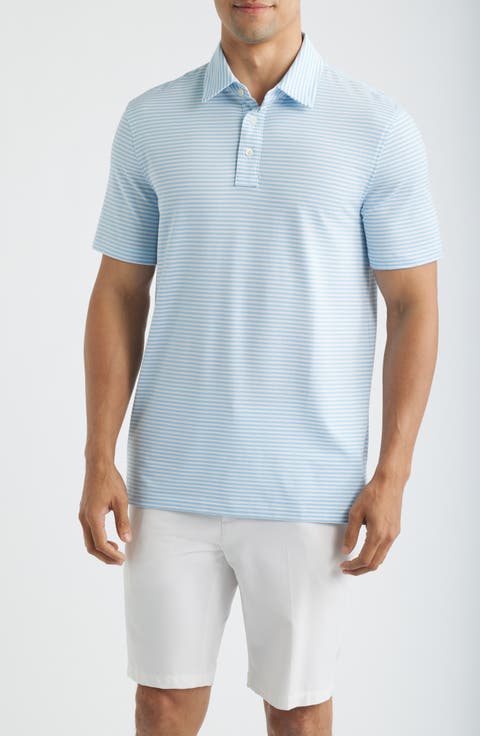 All Play Stripe Performance Golf Polo
