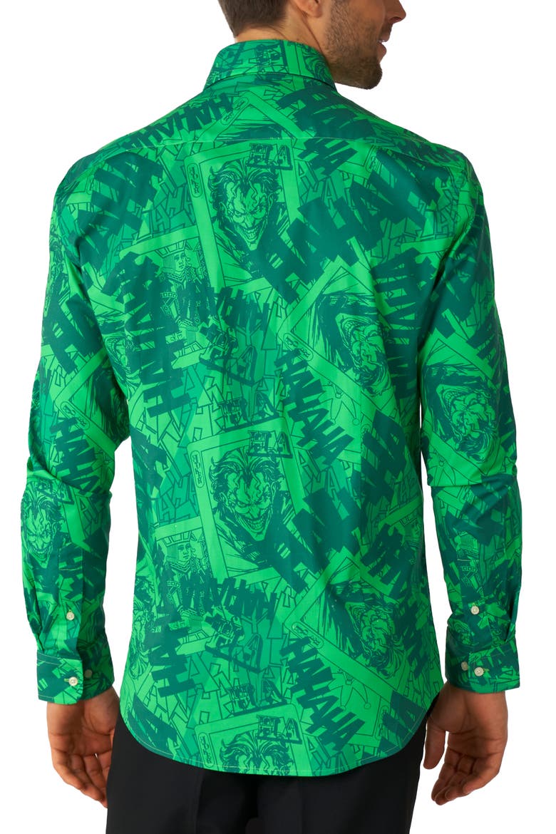 The Joker™ Stretch Button-Up Shirt, Alternate, color, GREEN