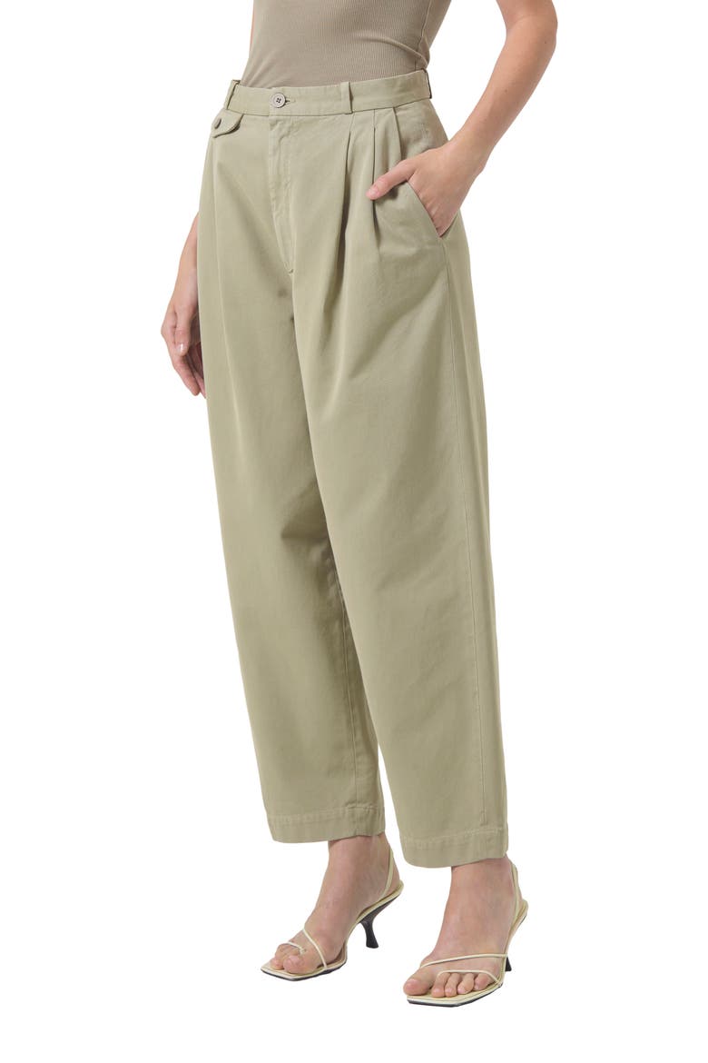 Becker Cotton Barrel Leg Chinos, Main, color, DILL