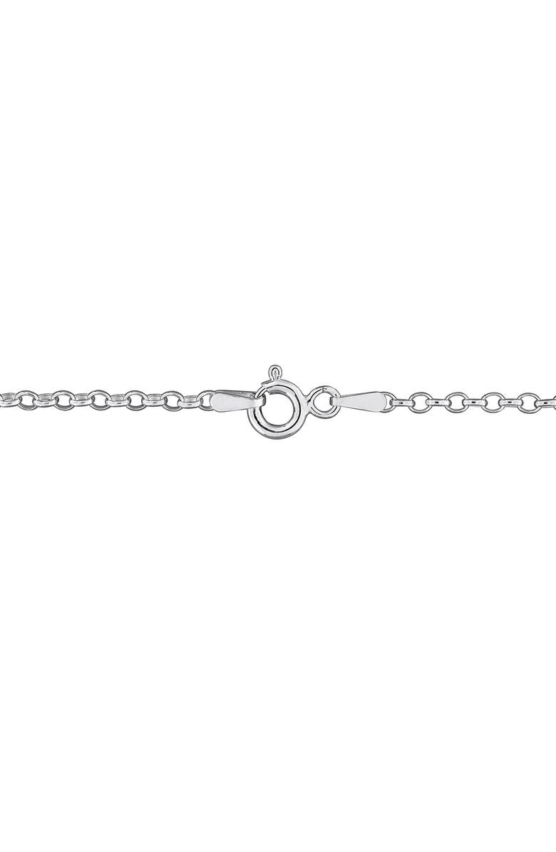 DELMAR Rolo Chain Necklace, 2.10mm, Alternate, color, Silver