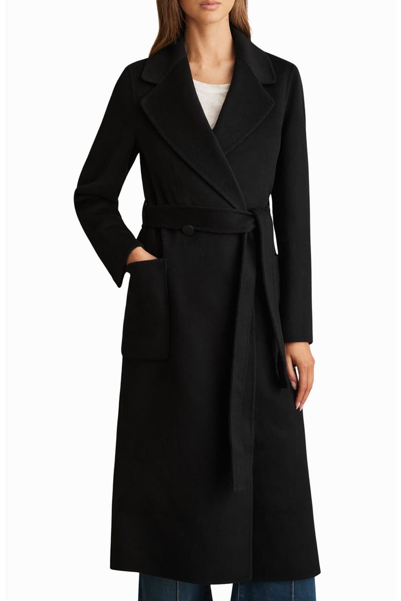 Lucia Coat, Alternate, color, BLACK