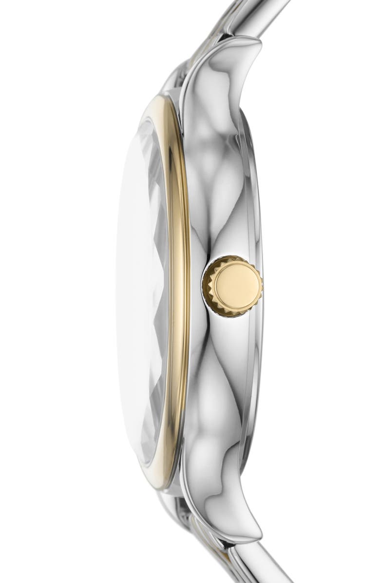 Fossil Laney Two-Tone Bracelet Watch, 34mm, Alternate, color, Two Tone