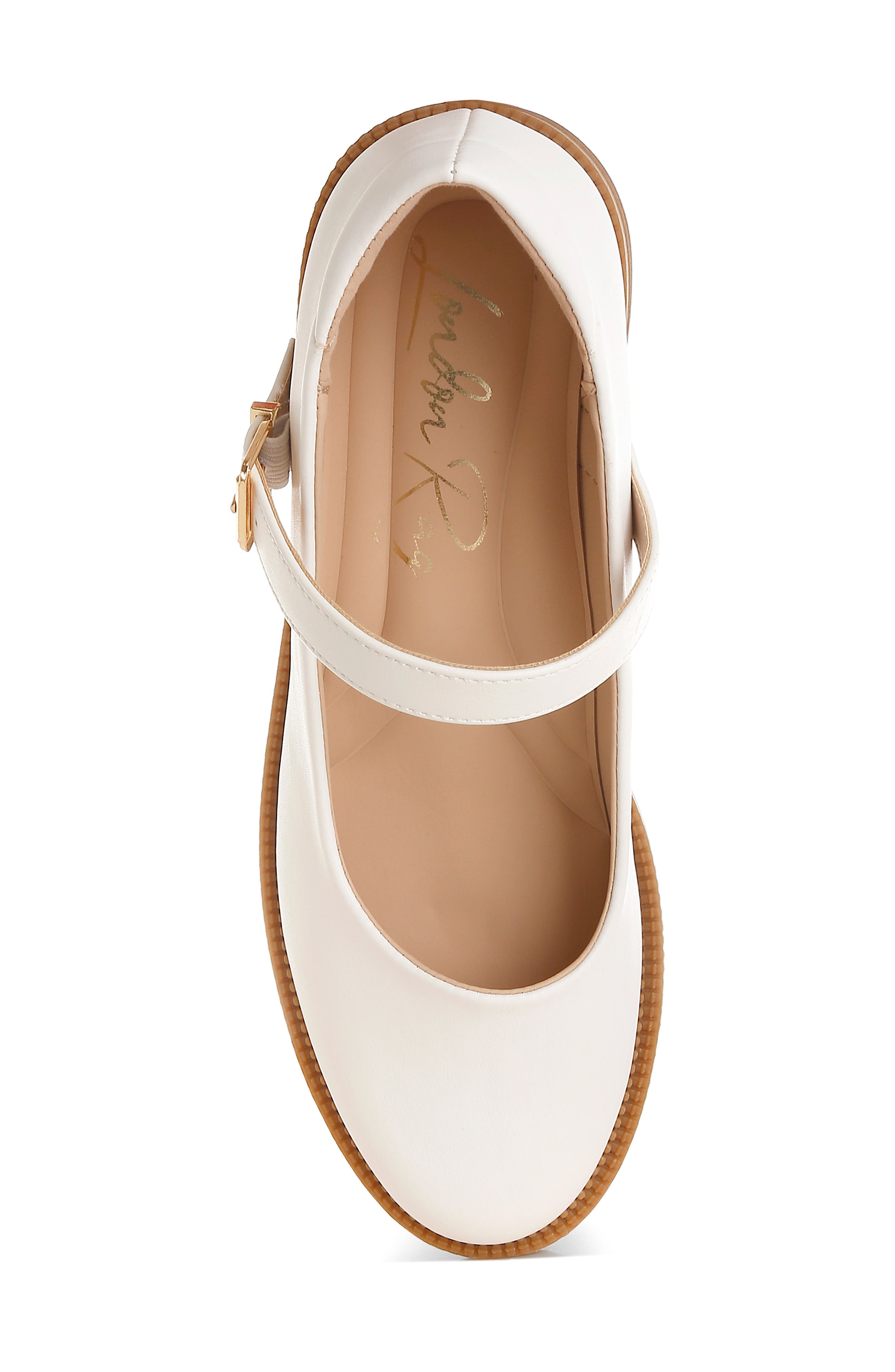 LONDON RAG Ejeta Mary Jane Pump, Alternate, color, White