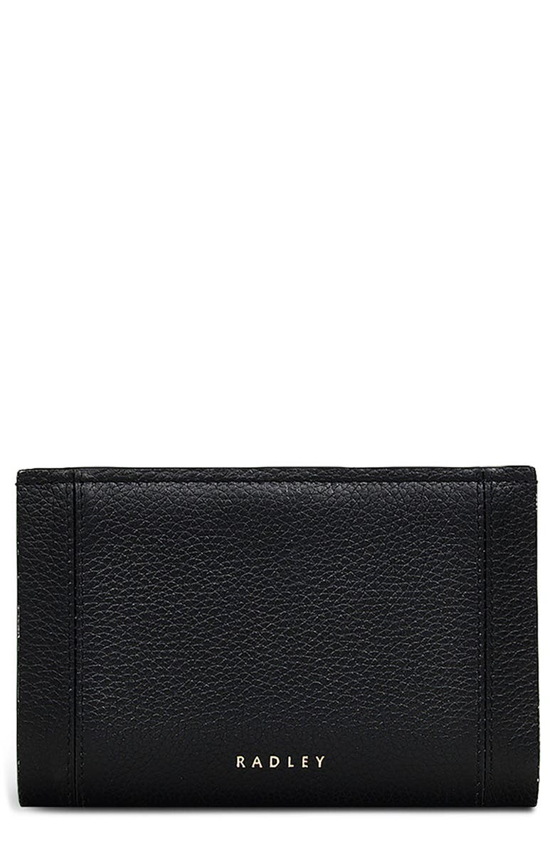 Radley Provence Avenue Leather Wallet, Main, color, Black