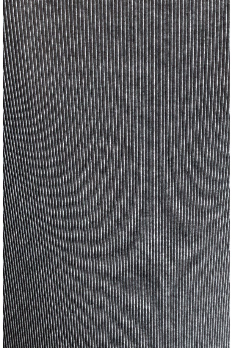 Mist Basics Pleated Funnel Neck Top, Alternate, color, LIGHT GRAY