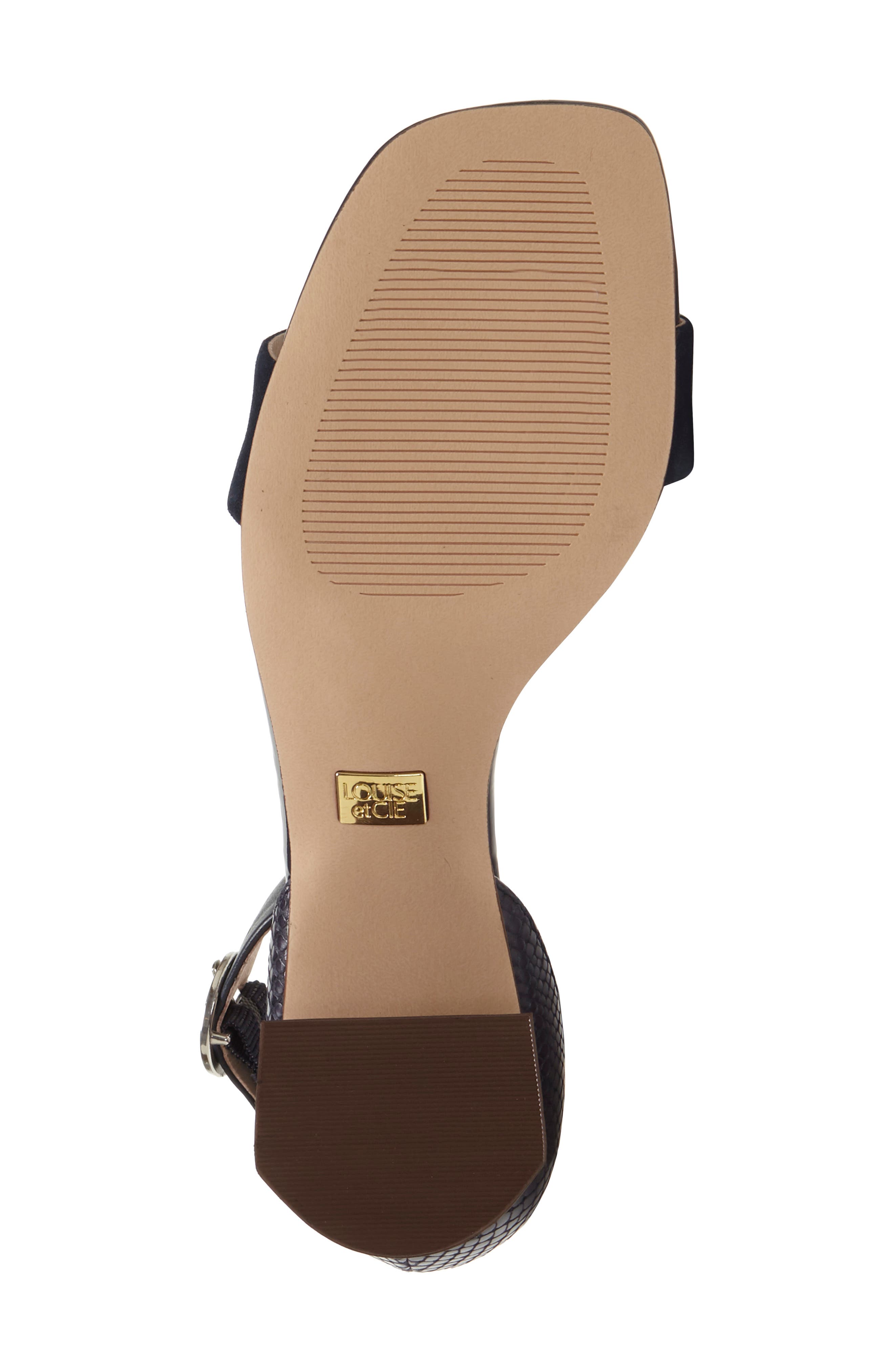 Gabrie Ankle Strap Sandal, Alternate, color, BLUE MOON SUEDE