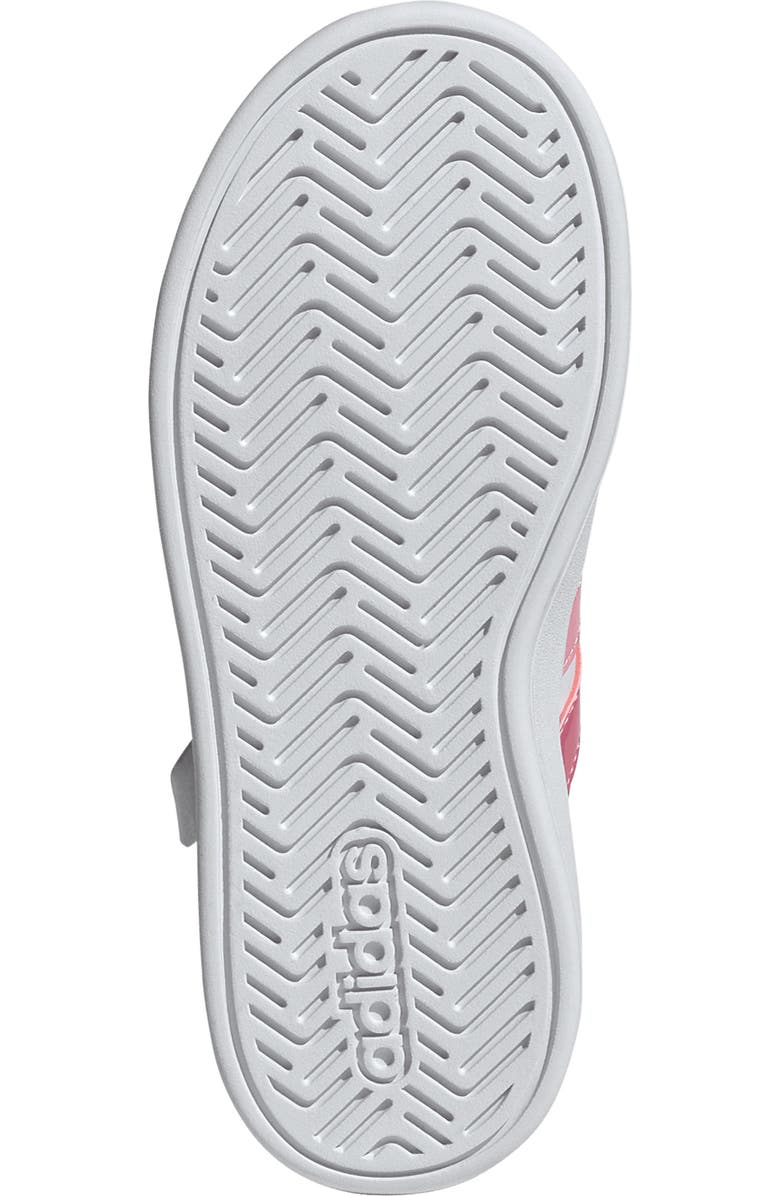 adidas Kids' Grand Court 3-0 Sneaker, Alternate, color, White/ Pink Fusion/ Bliss Pink