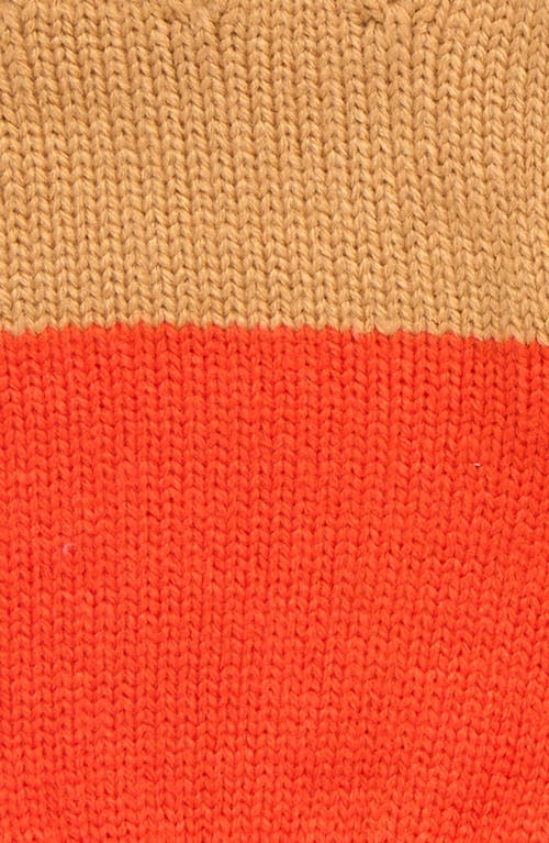 Verloop Colorblock Touchscreen Gloves In Orange
