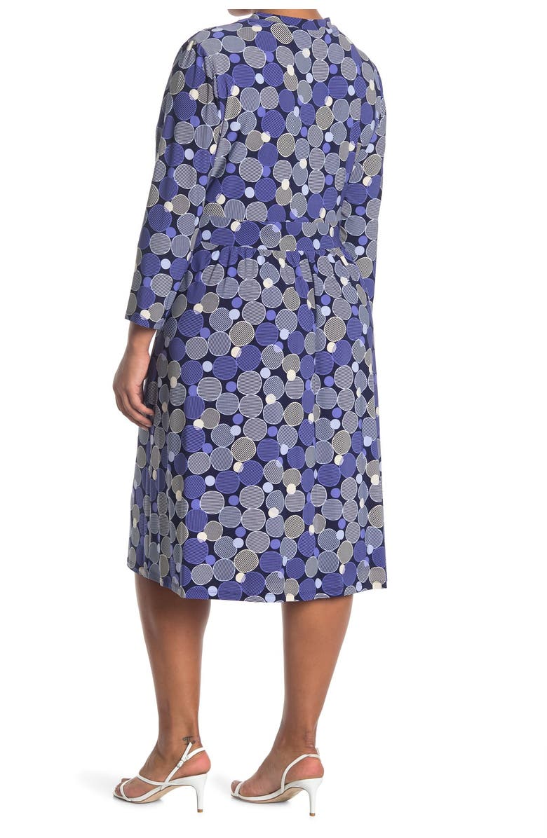 Anne Klein Malibu Bluffs V-Neck Dress, Alternate, color,