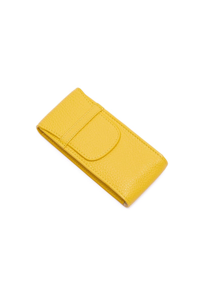 PORTOBELLO WATCH POUCH, Alternate, color, Yellow
