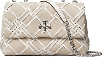 Tory Burch Small Kira Woven Canvas Convertible Shoulder Bag