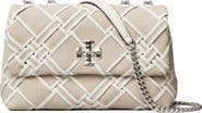 Tory Burch Small Kira Woven Canvas Convertible Shoulder Bag