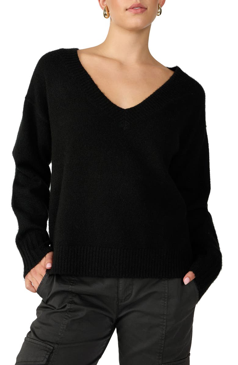 Sanctuary Easy Breezy V-Neck Sweater, Main, color,