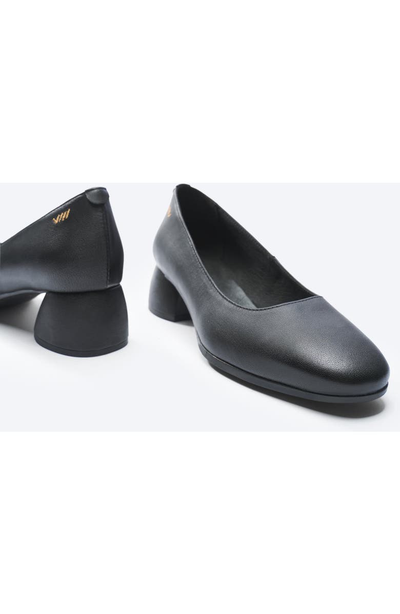 VISCATA Milan Leather Heels, Alternate, color, Black