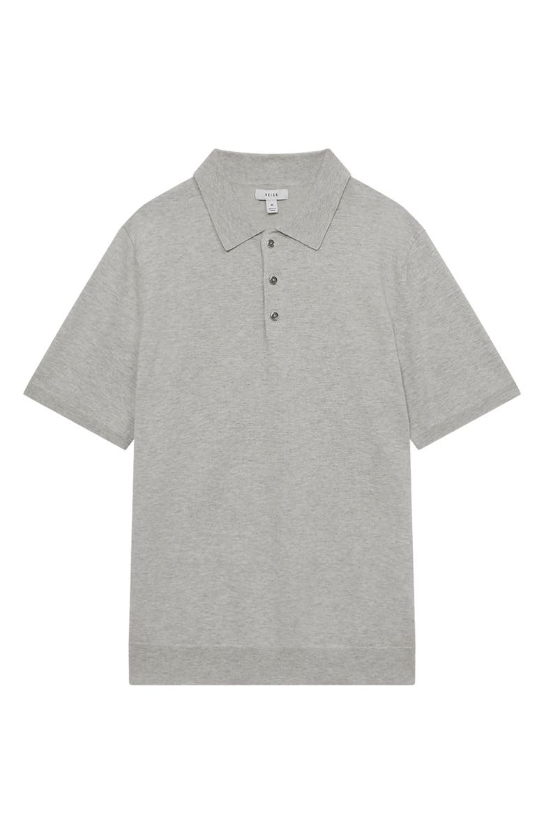Reiss Wilton Cotton Blend Polo Sweater, Alternate, color, 