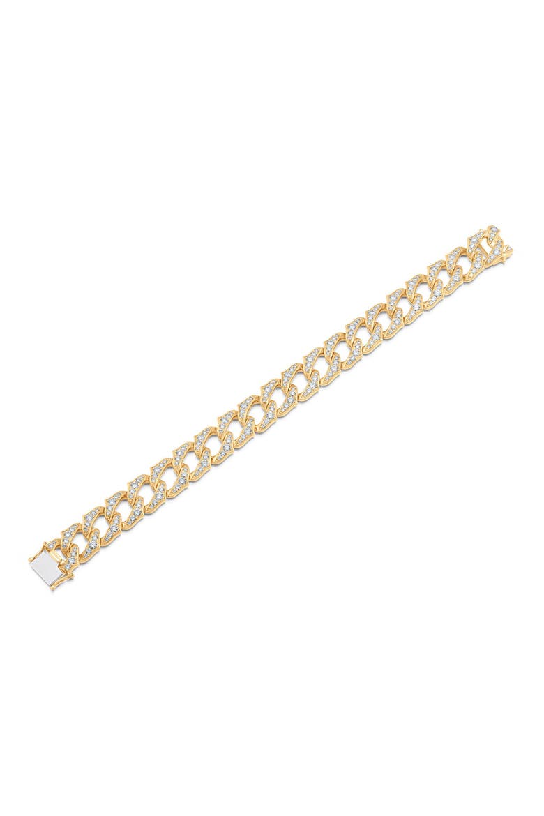 Lucia Diamond Link Bracelet, Main, color, YELLOW GOLD