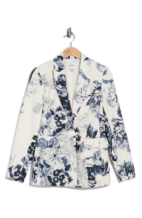 Floral Print Blazer