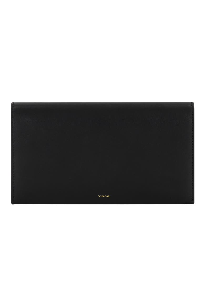 Continental Nappa Leather Wallet, Alternate, color, BLACK