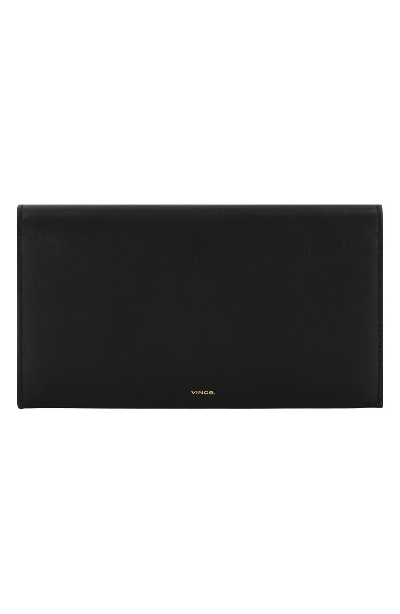Vince Continental Wallet, Alternate, color, Black