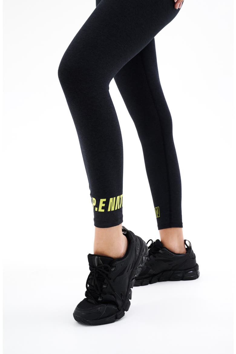 Orbital High Waist 7/8 Leggings, Alternate, color, CHARCOAL MARL