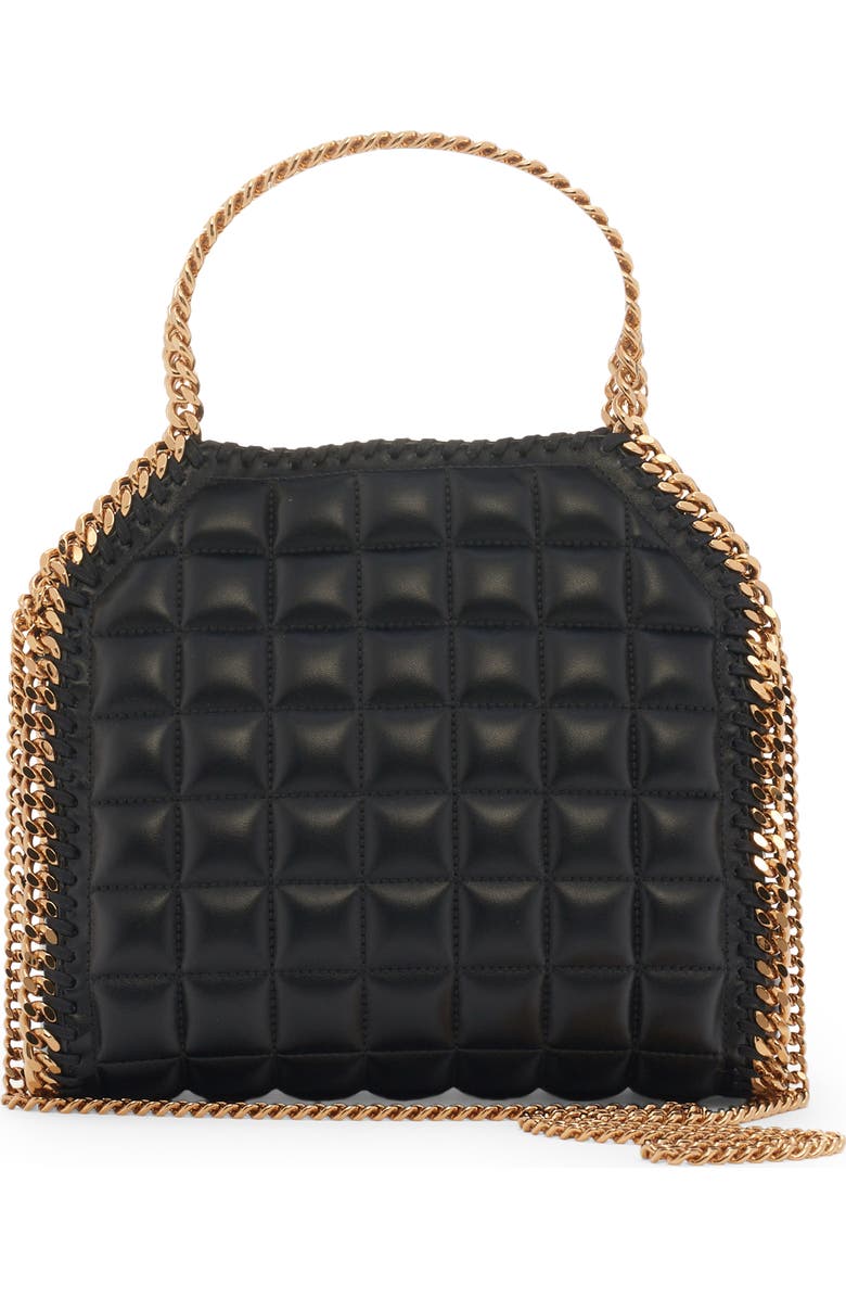 Stella McCartney Mini Falabella Quilted Faux Leather Tote, Alternate, color,
