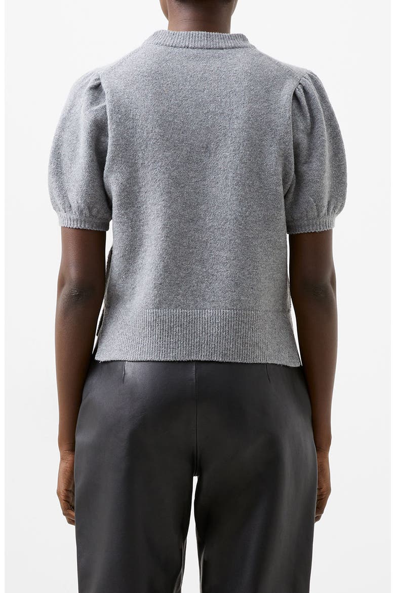 Vhari Short Sleeve Sweater, Alternate, color, MEDIUM GREY MELANGE