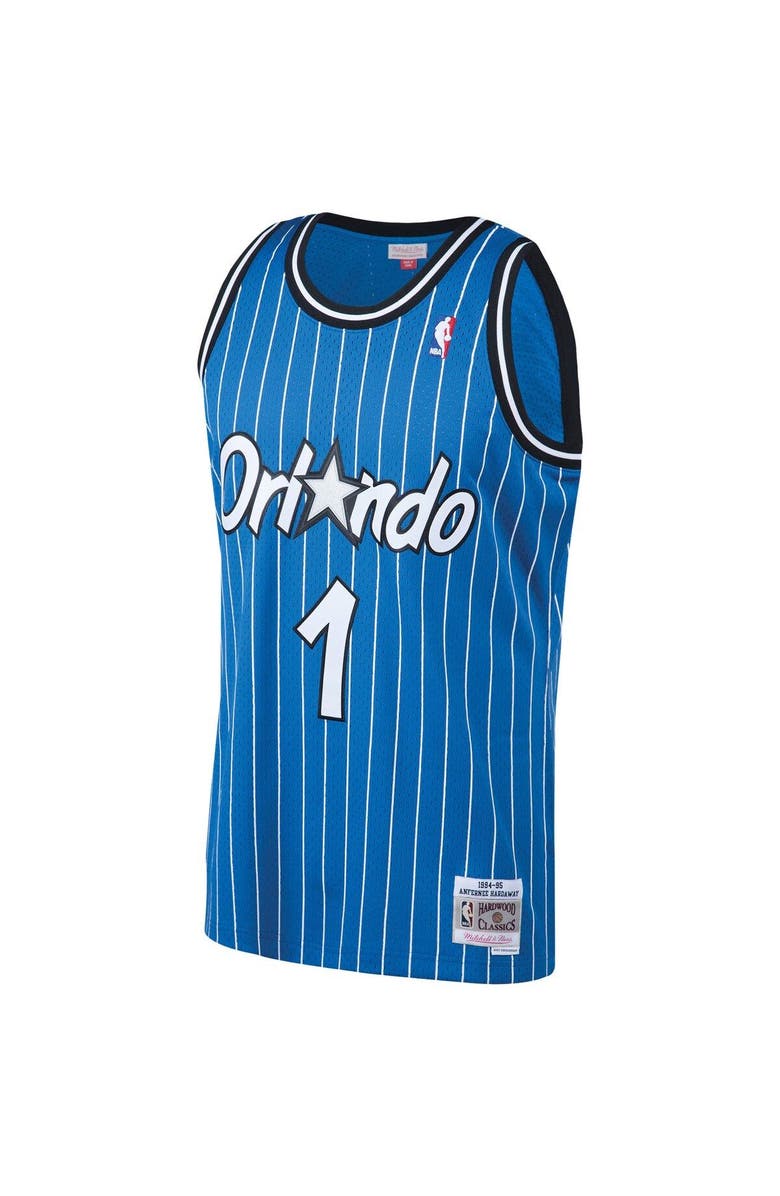 Mitchell & Ness Men's Mitchell & Ness Penny Hardaway Blue Orlando Magic 1994/95 Big & Tall Hardwood Classics Swingman Jersey, Alternate, color, 