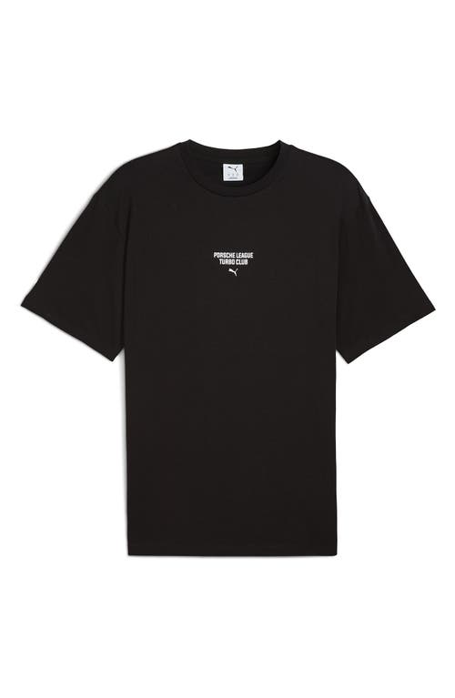 Puma Porsche League 1 Graphic T-shirt In Black