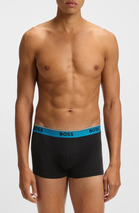 Assorted 3-Pack Power Stretch Cotton Trunks