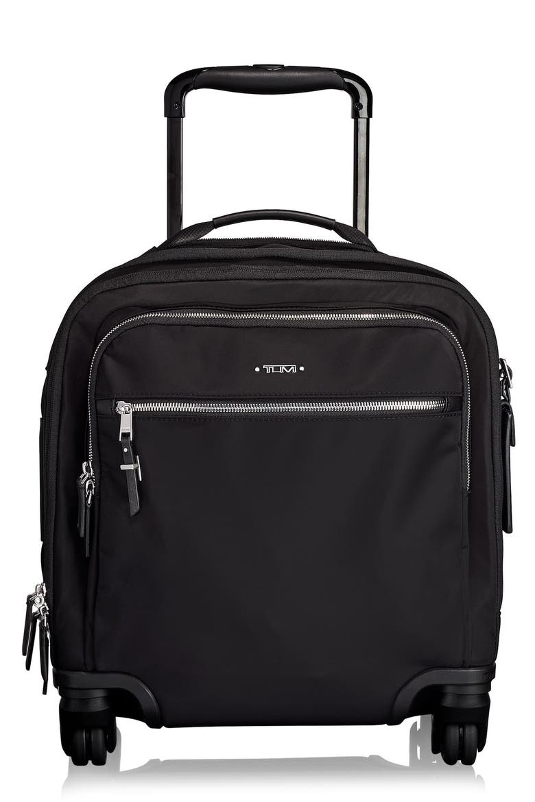 Voyageur Osona 16-Inch Wheeled Carry-On, Main, color, BLACK/ SILVER
