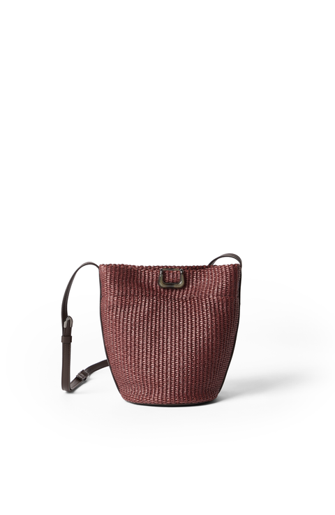 Sartorial small bucket bag