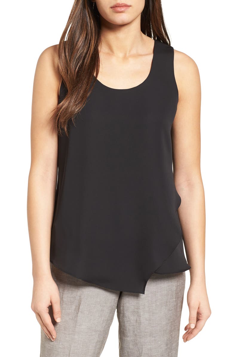NIC+ZOE Promenade Asymmetrical Double Layer Tank, Main, color,