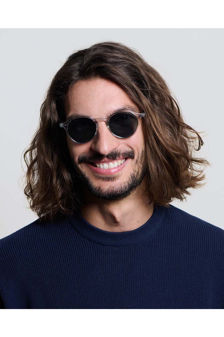 #D 48mm Pantos Sunglasses, Alternate, color, Frozen Blue
