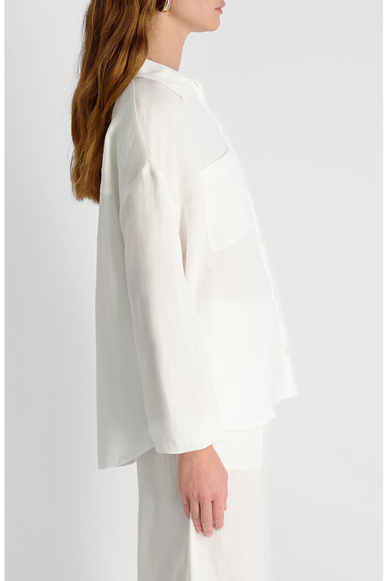 Cooper Blouson Sleeve Button-Up Shirt, Alternate, color, SUMMER WHITE