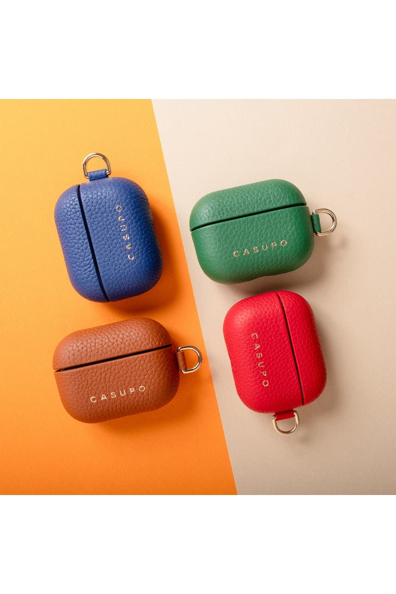 Airpod Case with Ring, Alternate, color, Cobalt