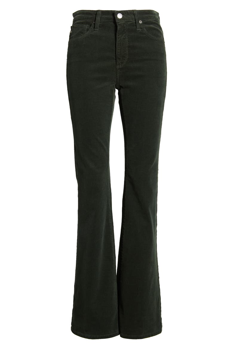 Farrah High Waist Stretch Corduroy Bootcut Pants, Alternate, color, HIDDEN PINE