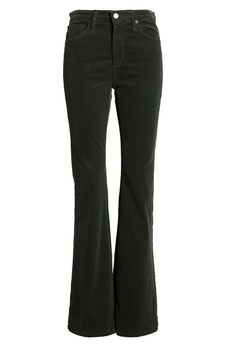 AG Farrah High Waist Stretch Corduroy Bootcut Pants, Alternate, color, Hidden Pine