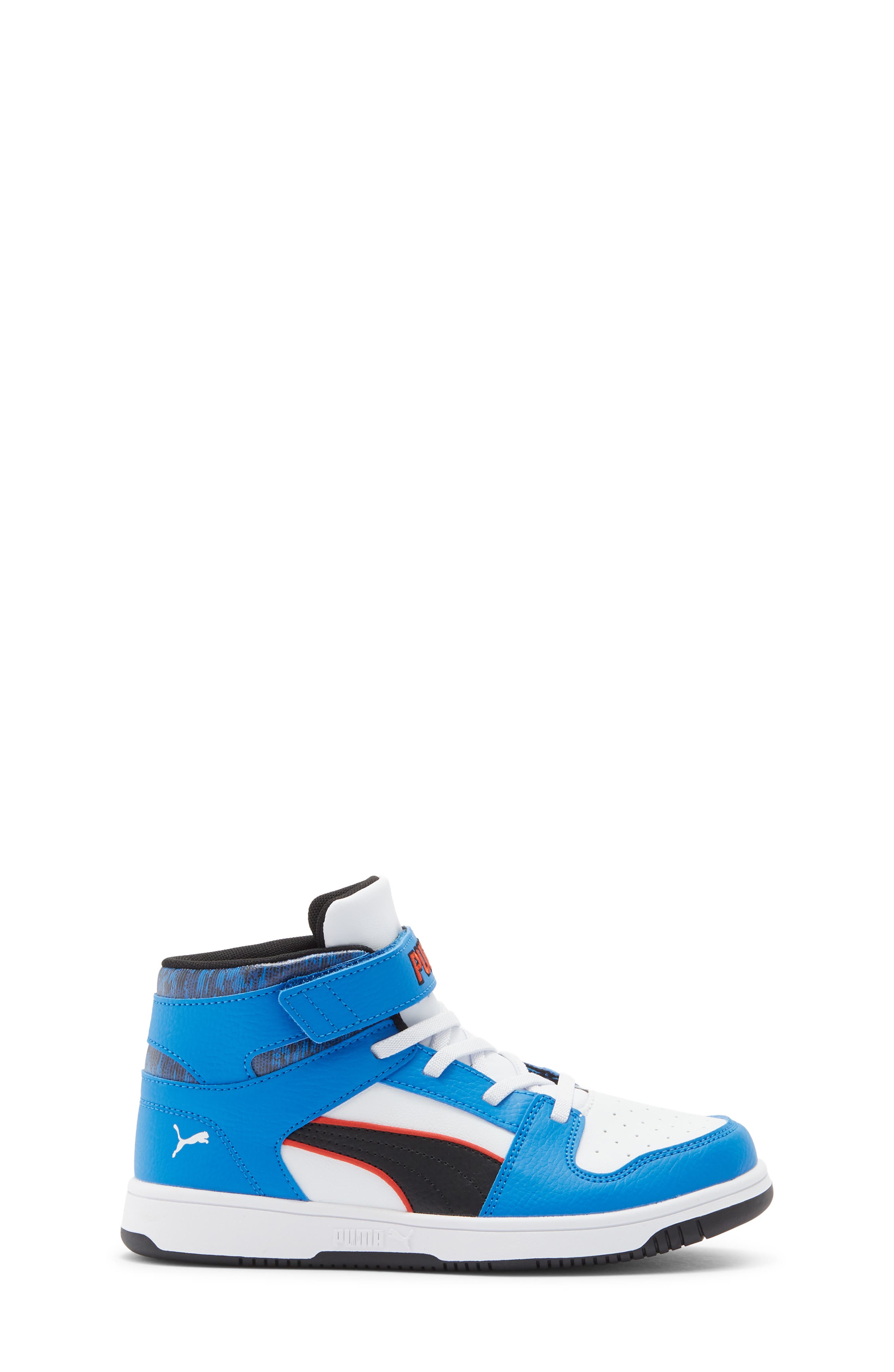 Kids' Rebound Layup High Top Sneaker, Alternate, color, PUMA TEAM ROYAL/ BLACK/ WHITE