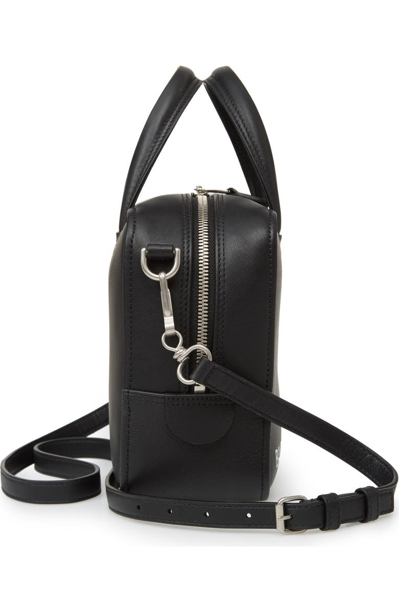 Balenciaga Extra Small Triangle Leather Satchel, Alternate, color,