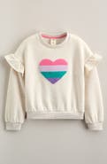 Tucker + Tate Kids' Ruffle Cotton Blend Sweatshirt