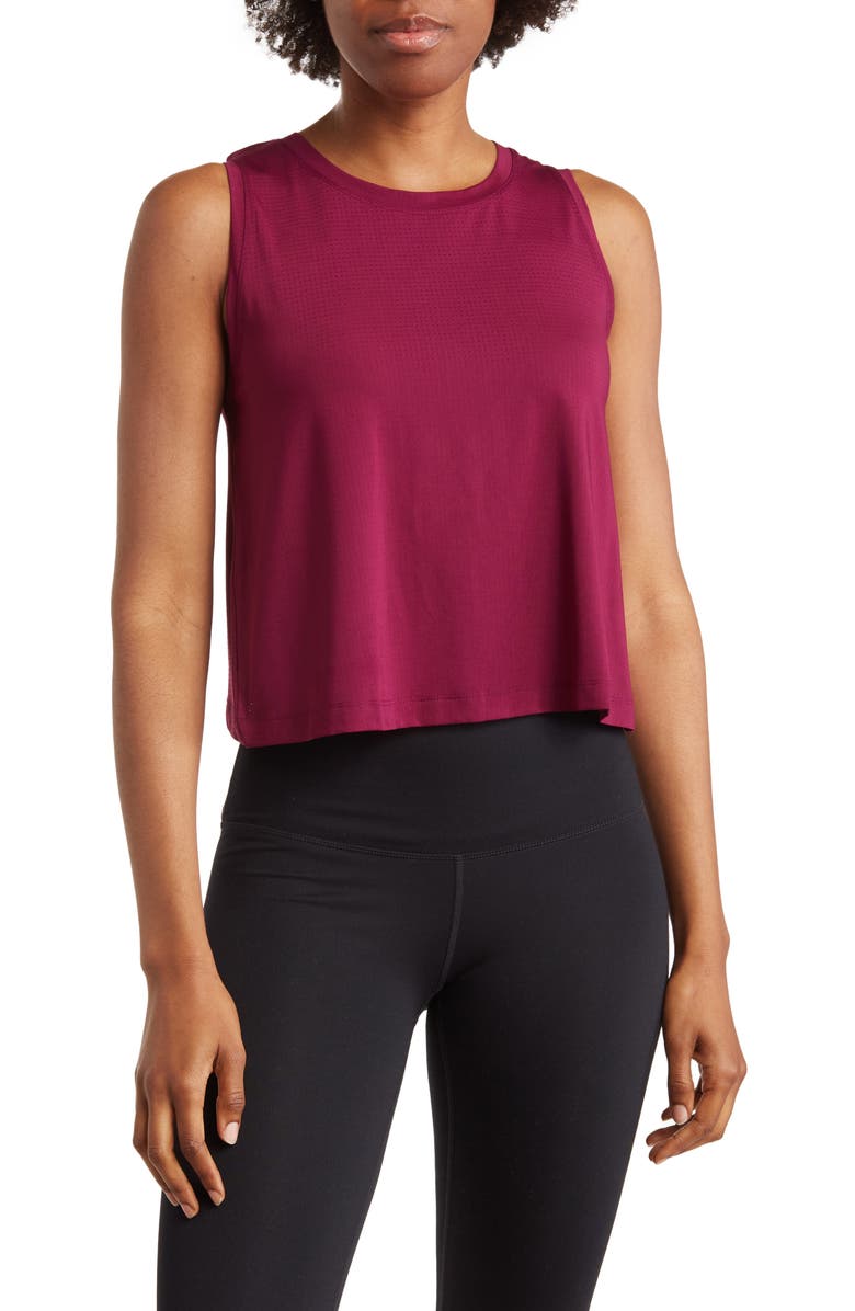 Z by Zella Capture Swing Tank Top, Main, color, 