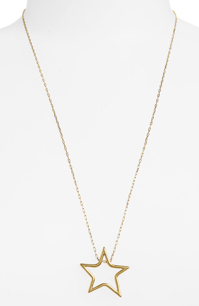 Madewell Night Star Necklace, Main, color, 