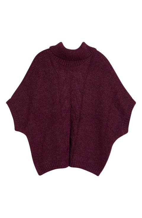 Dolman Sleeve Turtleneck Sweater
