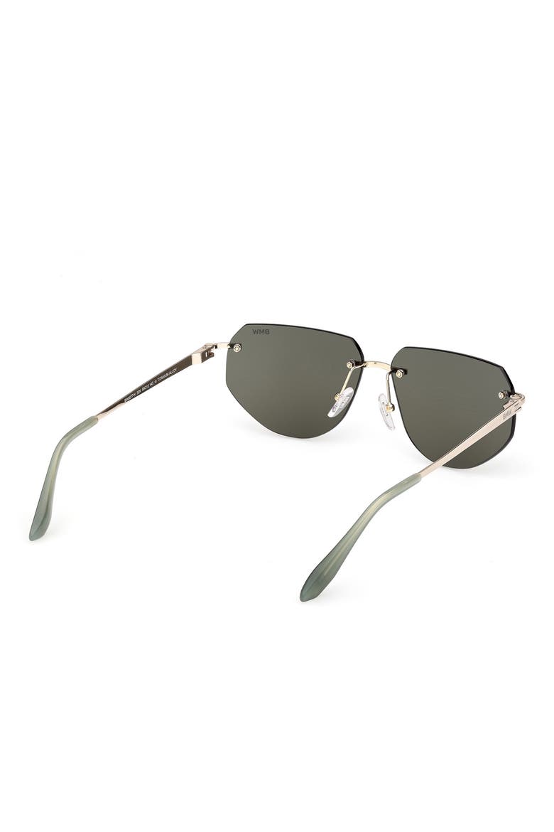 59mm Sunglasses, Alternate, color, GOLD / GREEN