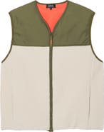 A.P.C. Marty Colorblock Fleece Vest