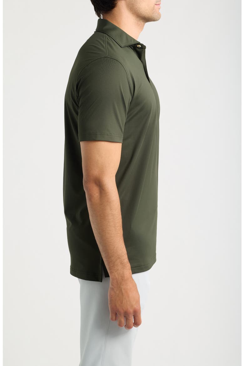 Solid Performance Jersey Polo, Alternate, color, DARK OLIVE