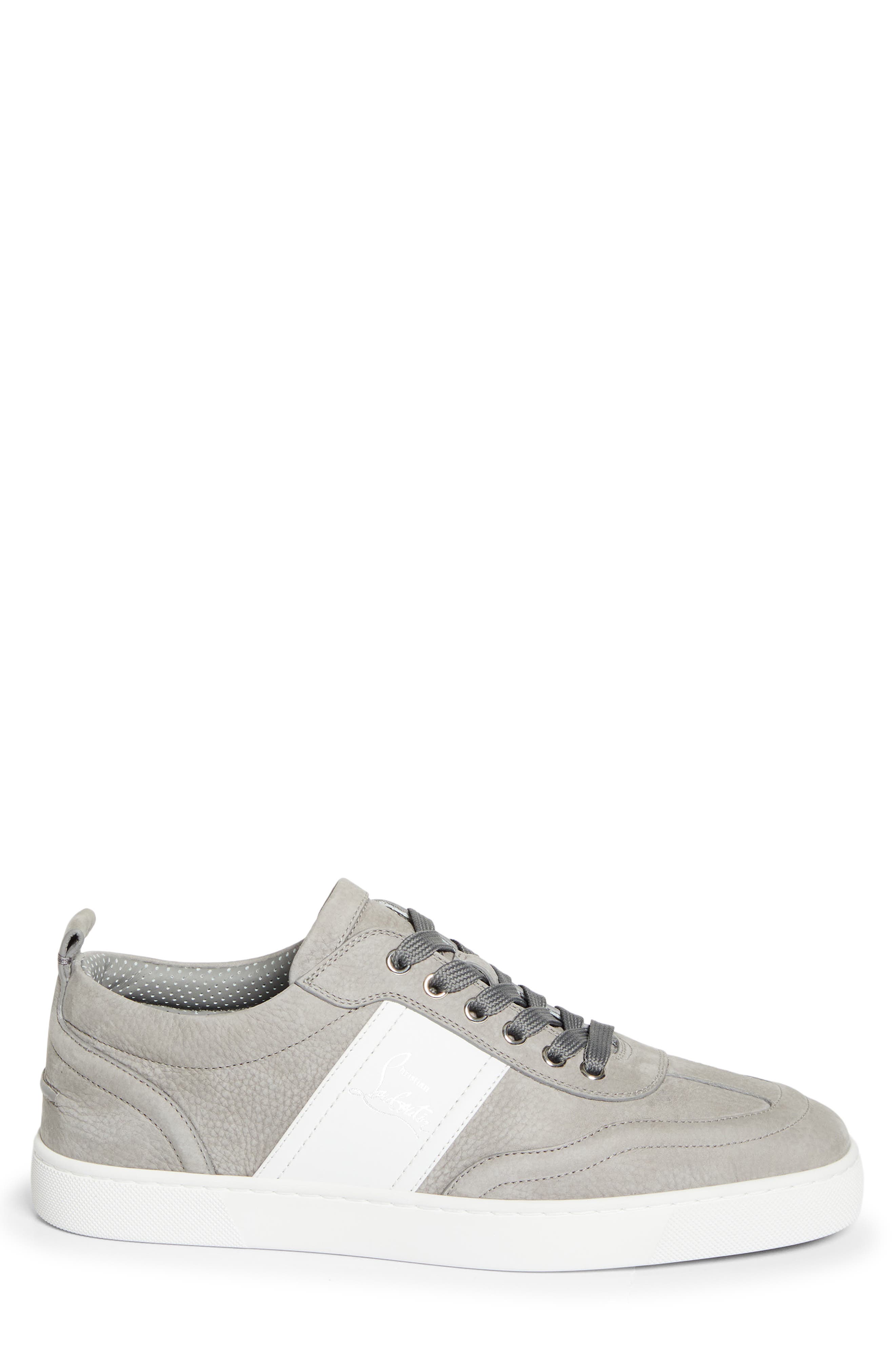 Christian Louboutin Retero Sneaker, Alternate, color, Phantom Grey/ White