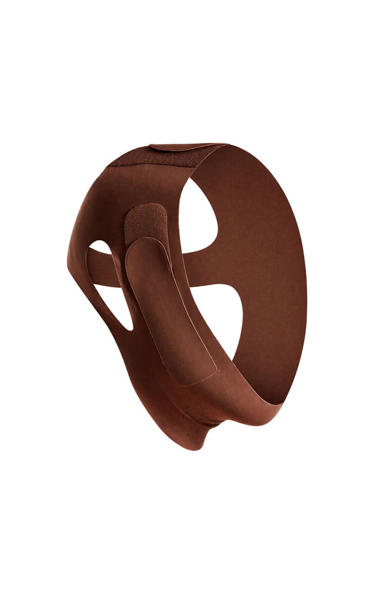 Love and pebble Snatched Jaw Strap, Alternate, color, Brown