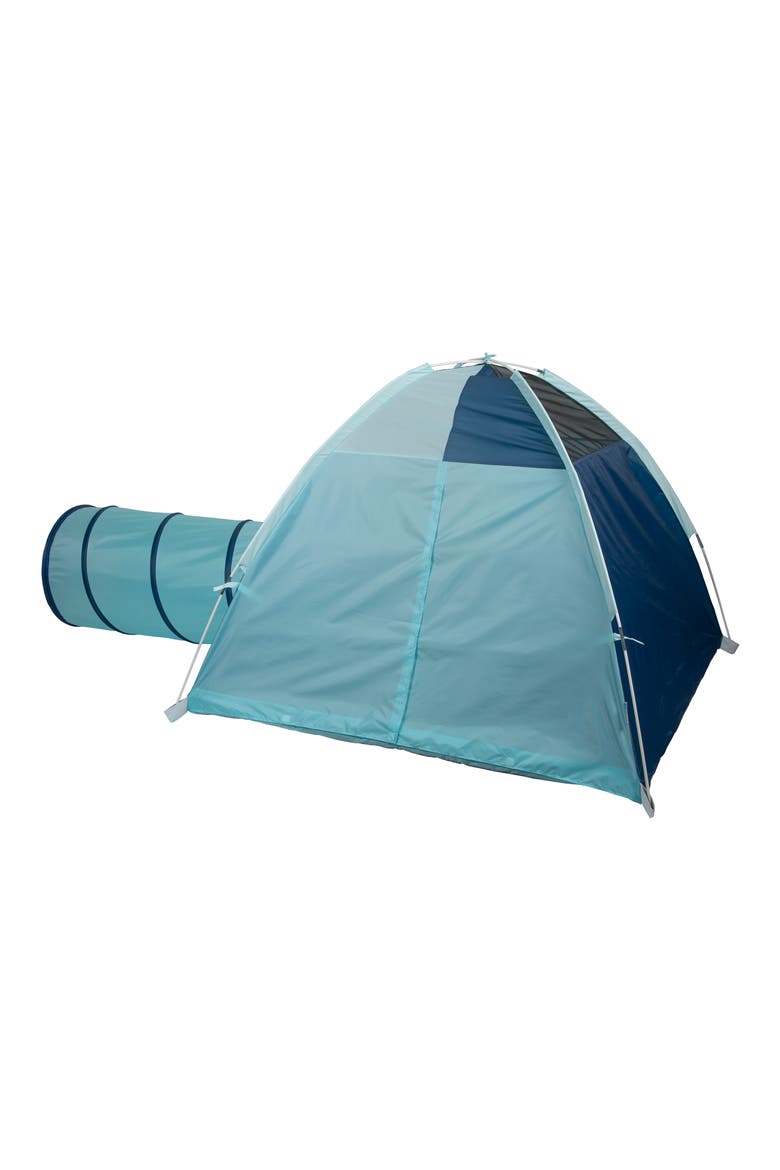 Cool Blue Play Tent with Tunnel, Alternate, color, BLUE