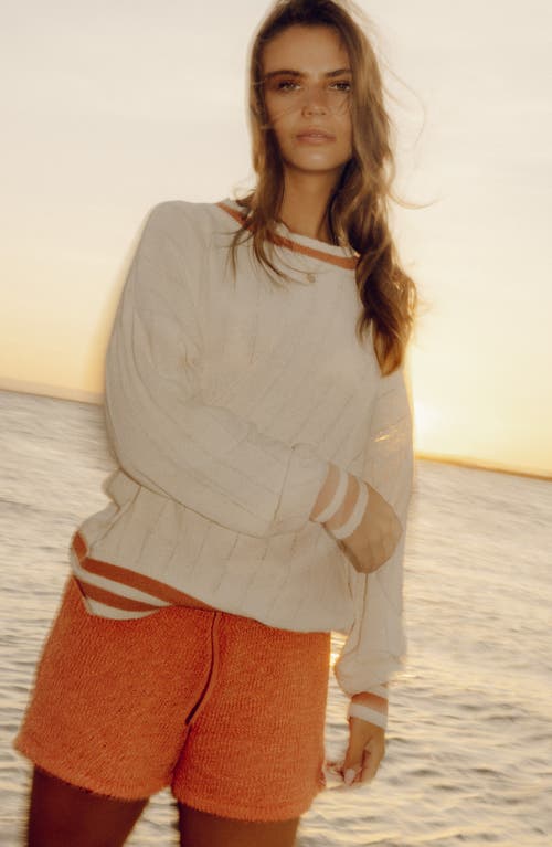 Billabong Classic Days Oversize Cotton Blend Sweater In Neutral